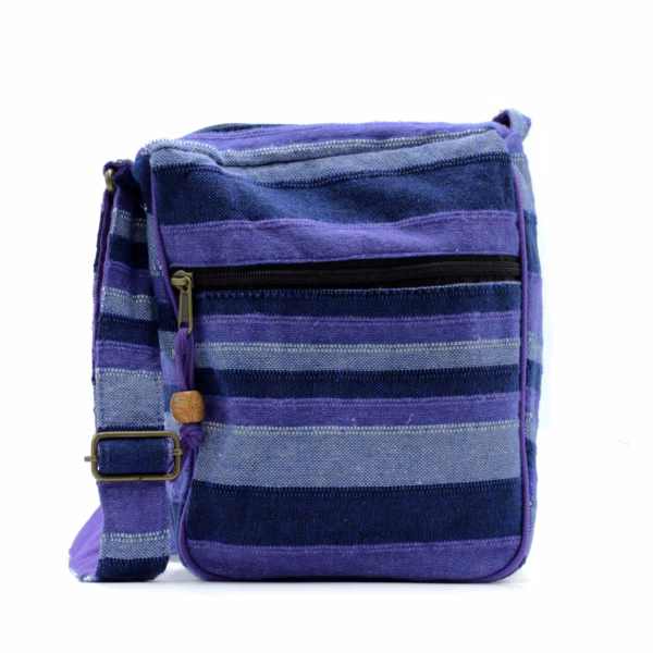 Nepal - Schultertasche - Verstellbarer Riemen - Deep Sea Blues - Groß