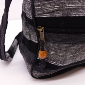 Nepal - Schultertasche - Verstellbarer Riemen - Berggranit - Groß