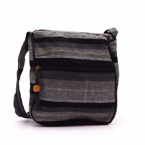 Nepal - Schultertasche - Verstellbarer Riemen - Berggranit - Groß