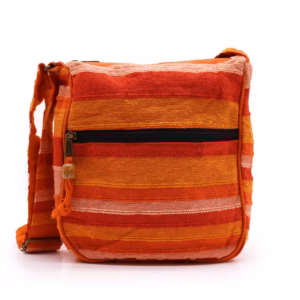 Sac à Bandoulière Népal en Gros - Lever du Soleil Orange