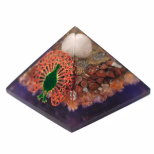 Pyramide Organite - Paon - Grande