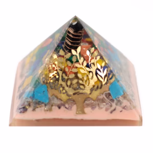 Orgonite Pyramid - Tree Earth Base - Large