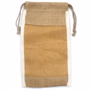 Pochette Jute Lavé Lrg - 26x15cm