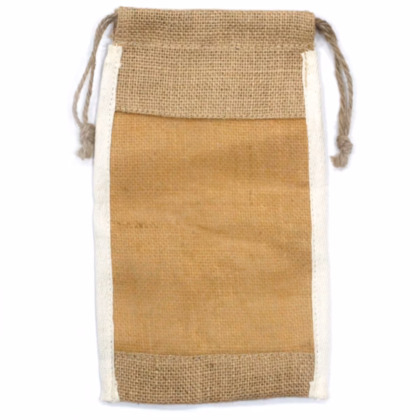 Pochette Jute Lavé Lrg - 26x15cm
