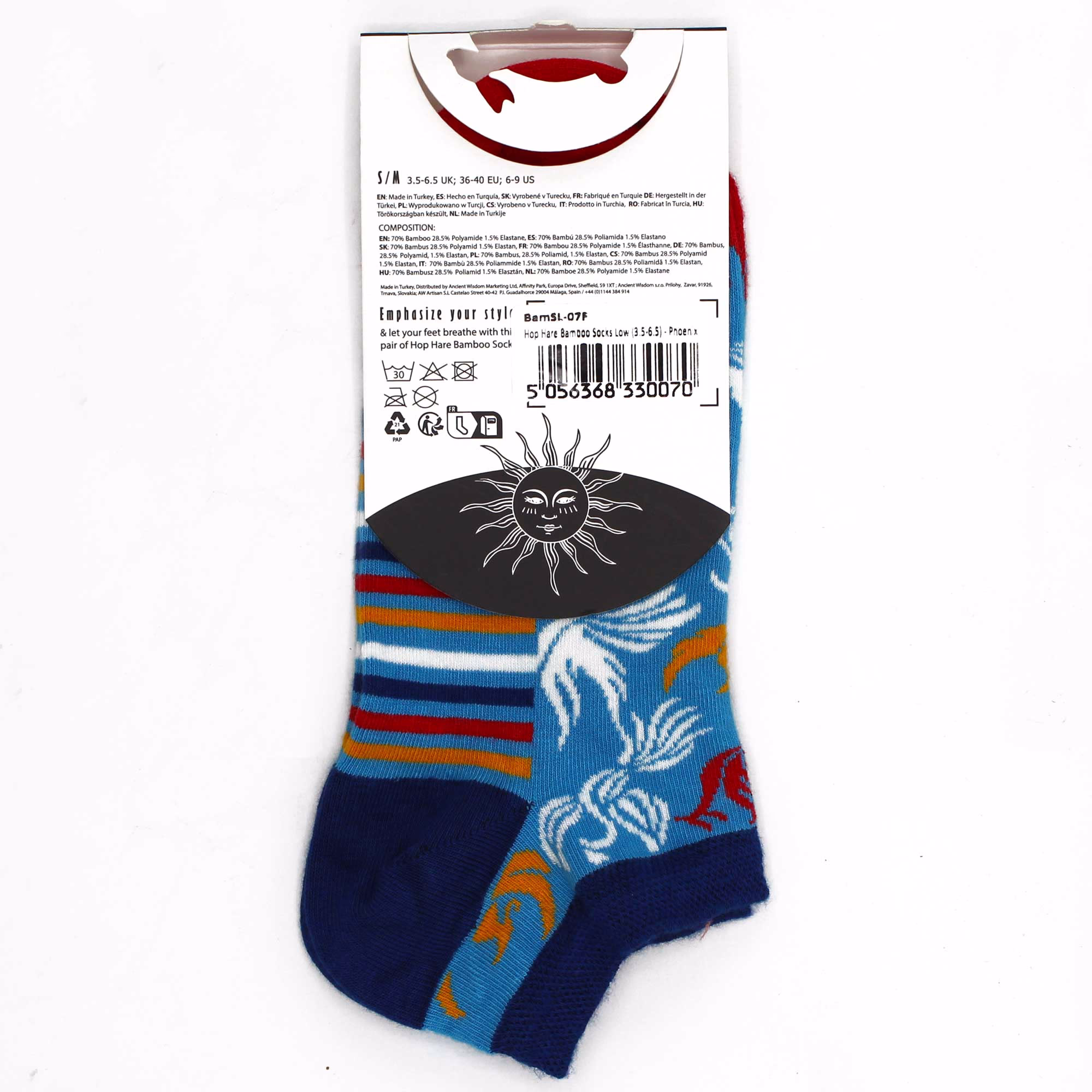 Socquettes Bambou Hop Hare M/l - 41 - 46 - Phénix 3 Socquettes Bambou Hop Hare M/L - 41 - 46 - Phénix