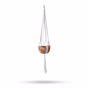 Macrame Pot Holder Classic - Natural Large pot