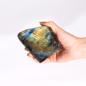 Piedras Grandes de Labradorita de Madagascar (Aprox 635 - 750g 80 - 110mm)