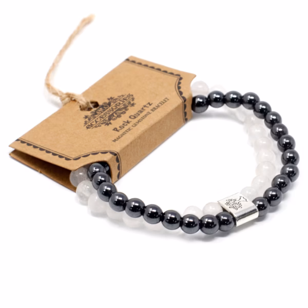 Magnetisches Edelstein Armband - Rock Quartz