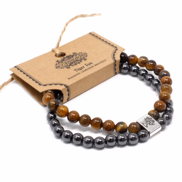 Bracelets Magnétiques Gemme - Œil de Tigre