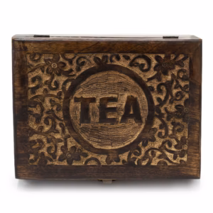 Caja de Madera para el Té - ( 12 Compartimentos) 30x23x10cm