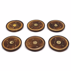 Mango Wood Disc 10cm (Cone & Incienso)