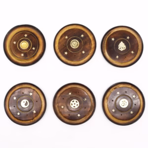 Mango Wood Disc 10cm (Cone & Incienso)