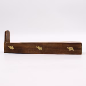 Boite pour Encens en Bois de Manguier - Assortis