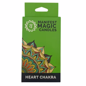 Bougies Magiques Manifeste - Pack de 12 - Vert - Chakra du Coeur