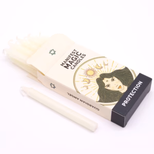 Manifest Magic Candles - Pack of 12 - Ivory - Protection