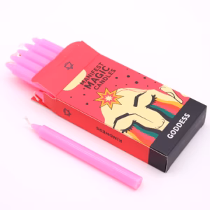 Stearinlys (pakke med 12) - Rosa - Gudinne