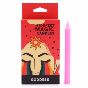 Manifest Magic Candles - Pack of 12 - Pink - Goddess