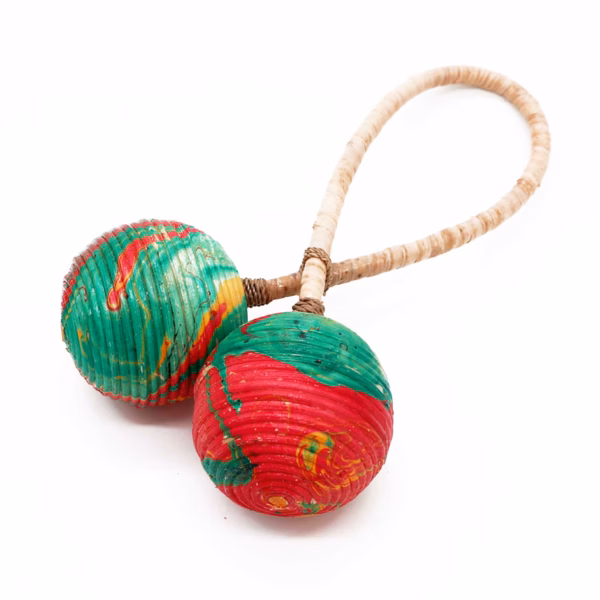 Maracas Skallra - Dubbel med Vridning