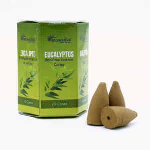 Paquet de 10 Cônes d'Encens Masala à Refoulement - Eucalyptus