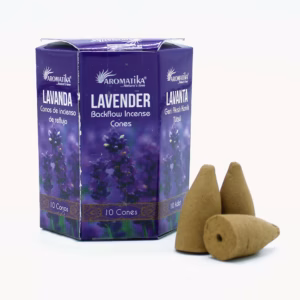 Aromatika Masala Backflow Rökelsekoner - Lavendel