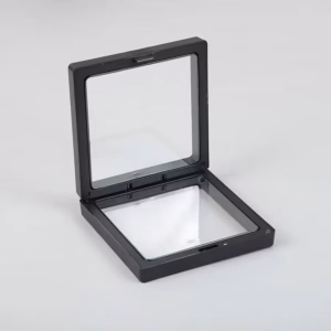 3D Schweberahmen - Schwarz - Mittel - 9x9cm