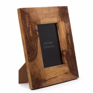 Mangohouten Fotolijst - Voor - Hansa - Zwart - Medium