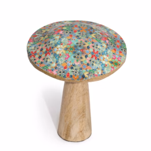 Deko - Pilz - Mediterranes Fliesenmuster - Mittel - 15cm