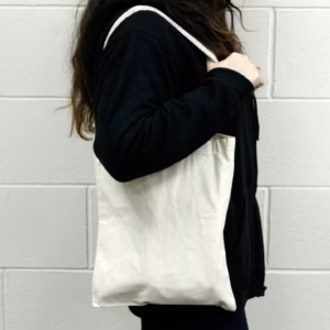 Mittelgroße Baumwolltasche 35x30 'Natur'