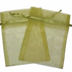 Organza Zakje - Groen - Medium