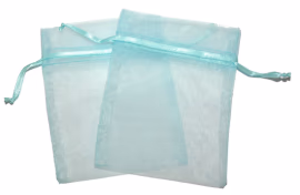 Organza Zakje - Wit - Medium