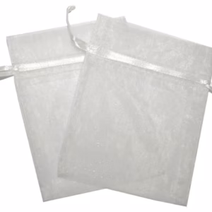 Organza Zakje - Wit - Medium