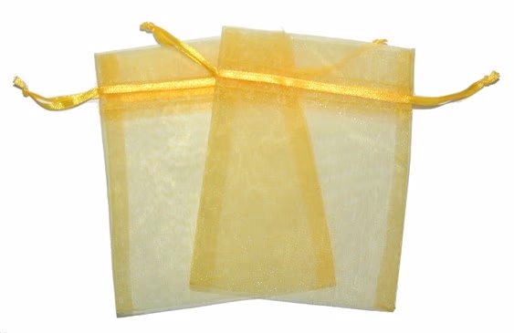 Organzasäckchen - Gelb - Mittel