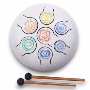 Stalen Tong Geluksdrum 7 Chakra - Medium