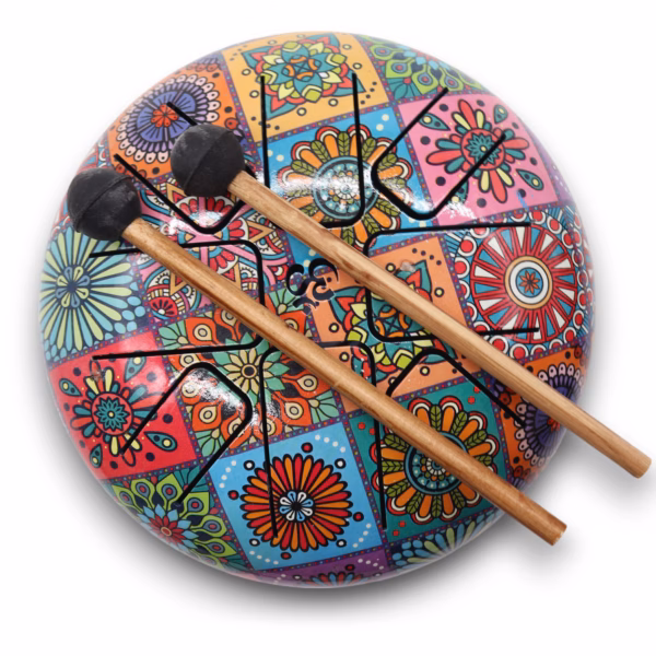 Steel Tongue Happy Drums - Mediano - Multicolor