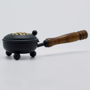 Iron Censer Incense Burner - Gold Detail - Medium