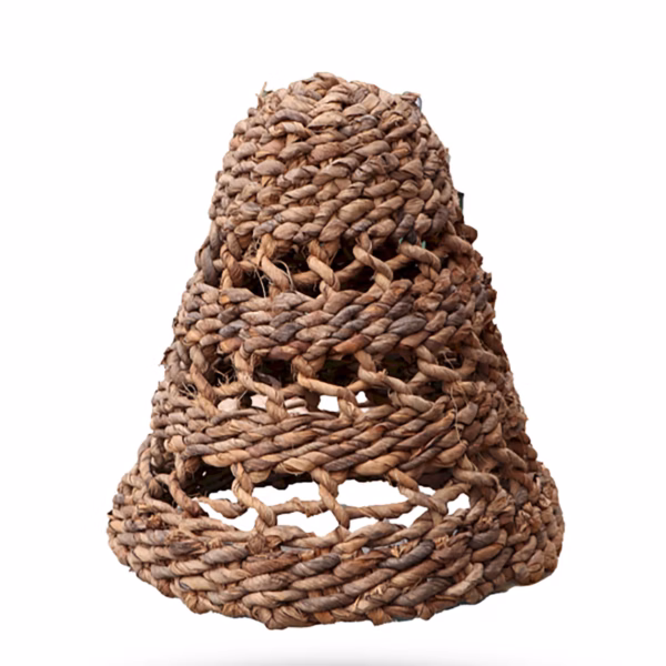 Naturlig Lampskärm av Bananblad - Medium