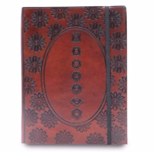 Notebook with Strap - Chakra Mandala - Medium