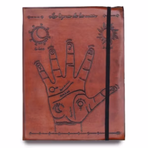 Notebook with Strap - Palmistry - Medium