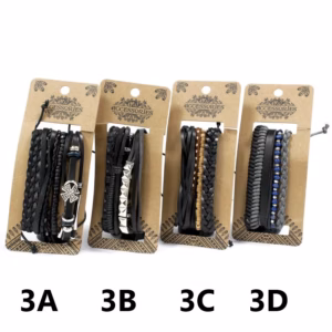 Herenarmbanden Sets - Zwart & Macho - Assorti