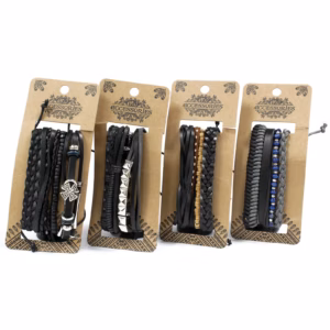 Herren Armband Sets - Schwarz & Macho - Verschiedene