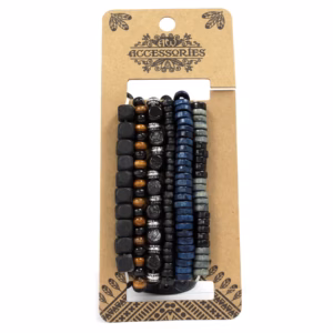 Set de Pulsera de Hombre - Azuladas