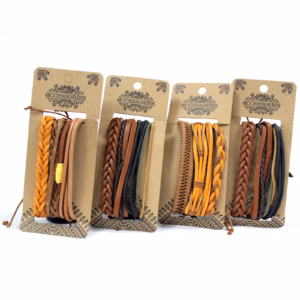 Herren Armband Sets - Braun Gebrannt & Interessant - Verschiedene