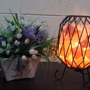 Zoutlamp - Industriele Korf - Eu Kabel en Stekker - Lamp