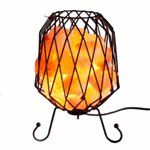 Brasero de Sel Cage - Sel Rose, Ampoule et Cable