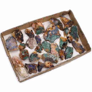 Spécimens Minéraux - Azurite Malachite - Env. 20 Pièces