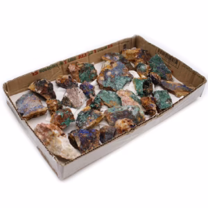 Spécimens Minéraux - Azurite Malachite - Env. 20 Pièces