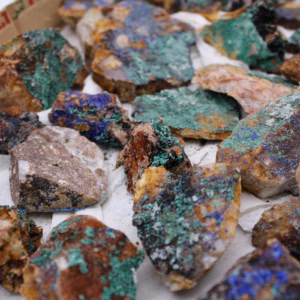 Spécimens Minéraux - Azurite Malachite - Env. 20 Pièces