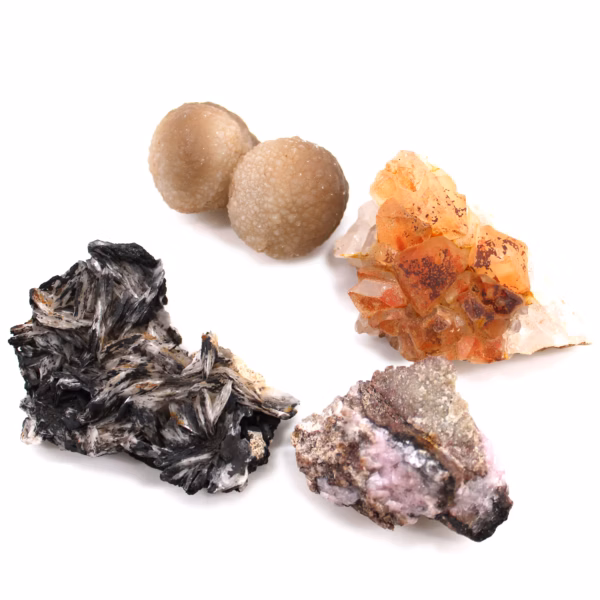 Spécimens Minéraux - Pièces Mélangées - Env. 24 Pièces