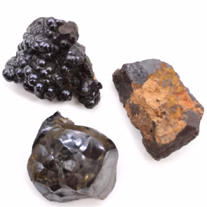 Mineralprøver - Naturlig Hæmatit (Ca. 20 Stykker)
