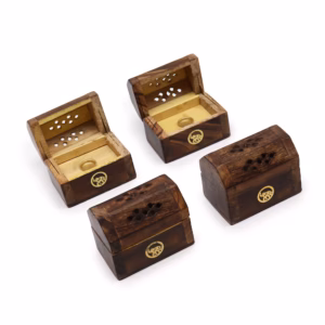 Mini Wierook Kegel Rookdoos - Mangohout